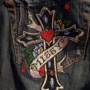 Original Ed Hardy embellished jeans